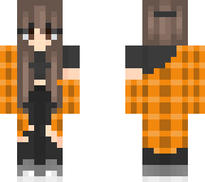 brown hair girl(orange)