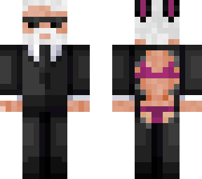 bunny suit old man
