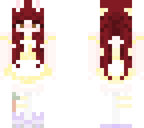 redheaded bunny maid