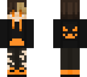 black & orange gamer