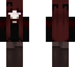 dark red hair