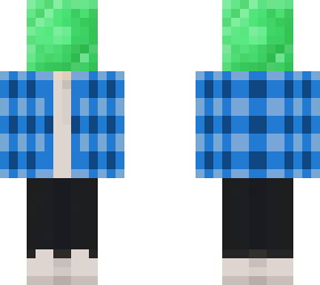 my skin with an jaderald from hypixel skyblokc on it