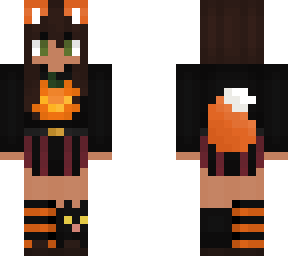 oc girl 'fox halloween' / (dont repload)