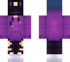 quackity cubito ~ morado + mascara