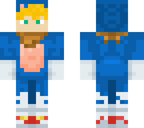 sonic onesie blonde