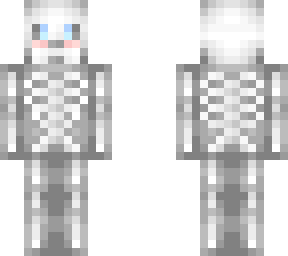 spooky cute skeleton