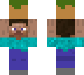 steve with grass