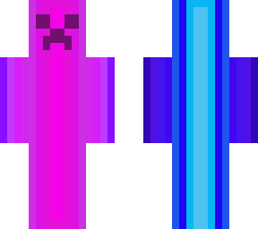blended pink & blue creeper remake