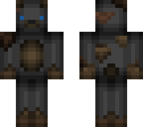 dark skeleton bear