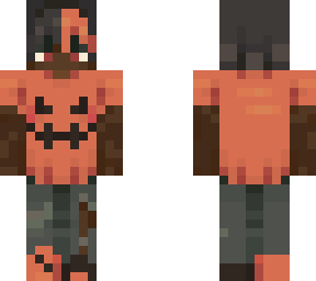 halloween evil pumpkin character