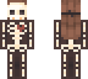skeleton costume (w/ mask)