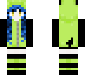 soca-lin the gobby goblin in a gir hoodie
