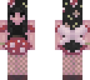black hair mushroom fairy