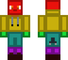 blocky yellow hoodie