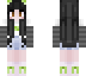 chica de verde