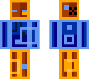 congregation skin with a blue hoodie