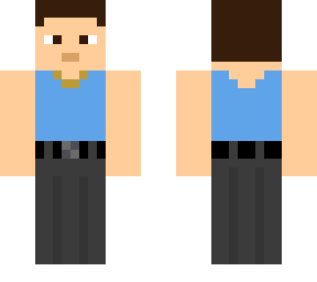 light blue shirt | Minecraft Skin