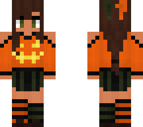 oc girl 'halloween pumpkin' / (dont repload)