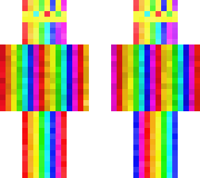 rainbow with crown
