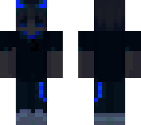 blue demon boy