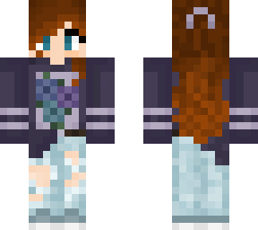 brown hair floral shirt