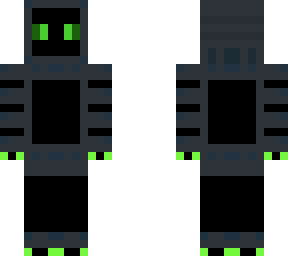 computer robot (green/black/darkgray)
