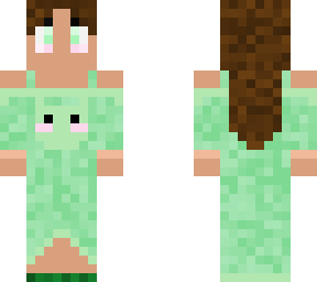 cute frog girl with dress