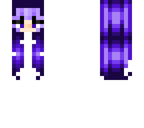 dark blue and purple hair 1