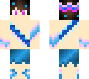 draconic ender water nymph boy (oc thatcrazydog)