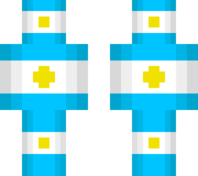 hombre skin bandera argentina original