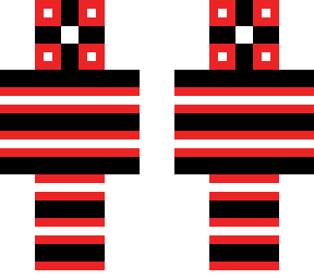 red, white & black