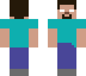 solid colored herobrine
