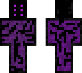 the plack Kokushibo | Minecraft Skin