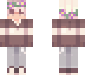 added flower crown