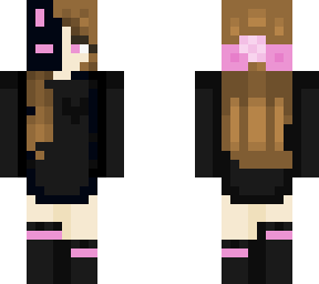 black and pink