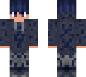 blue hoodie