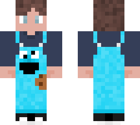 cookie monster overalls