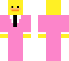 fancy duck (pink suit)