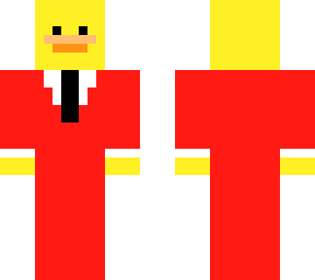 fancy duck (red suit)