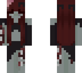 halloween zombie red haired girl