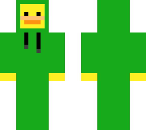 hoodie duck (green hoodie)