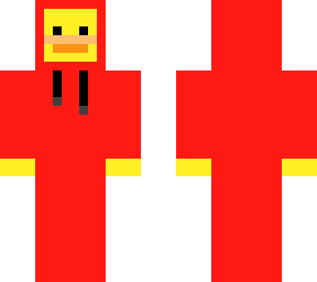 hoodie duck (red hoodie)