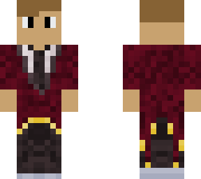 mjfnh red suit & tie