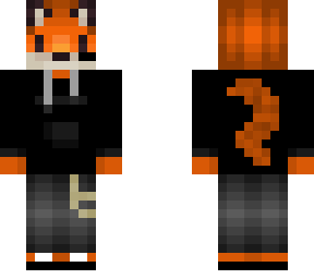rgb fox gamer with headphones