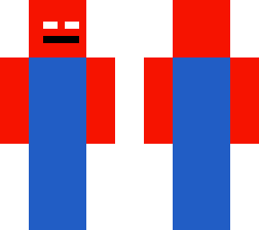 scary red man