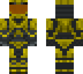spartan ii (ce) yellow body with deep orange visor