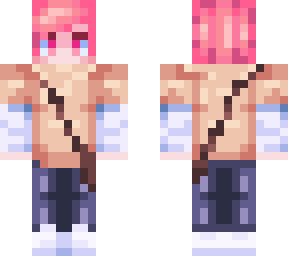*+aesthetic pink haired boy+* | Minecraft Skin