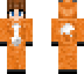 girl with fox onesie(outer layer onesie)