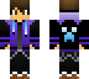 purple winter hoodie