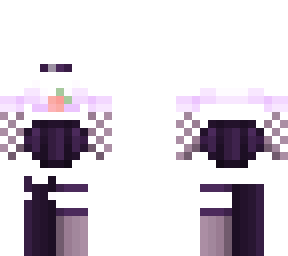 base ~ purple peach ~ bow